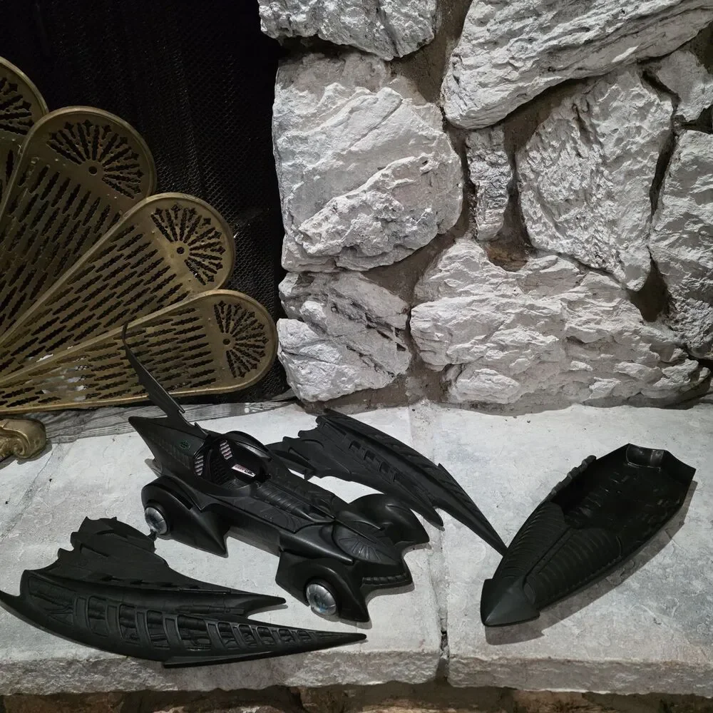 Kenner BATMAN FOREVER Triple Action Vehicle Set Batmobile Complete Vintage